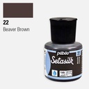 PEBEO Setasilk Paint 45ml Beaver Brown