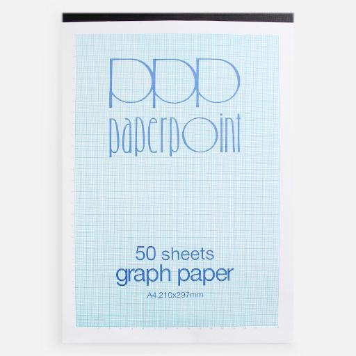 A'ZONE Paperpoint 1mm Graph Paper Pad A4 x 50