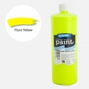 DERIVAN Students' Acrylic Paint 1000ml Fluorescent Yellow