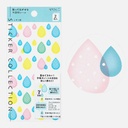 MIDORI Sticker Schedule Semi Transparent Droplets
