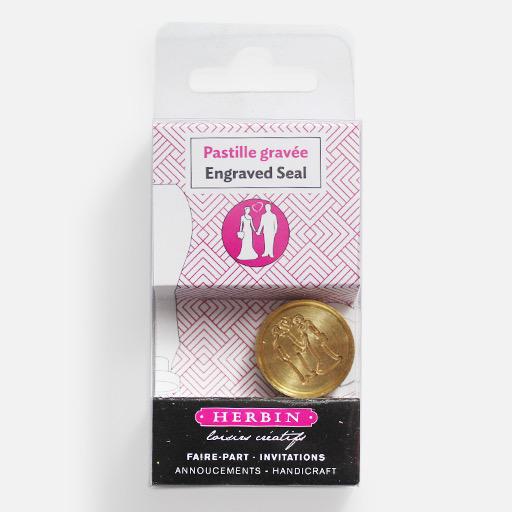 JACQUES HERBIN Engraved Seal Newly Weds