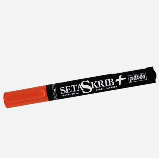 PEBEO Setaskrib+ Light Fabric Brush Marker 02 Orange