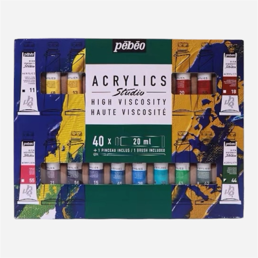 PEBEO Studio Acrylic 20ml Set x 40