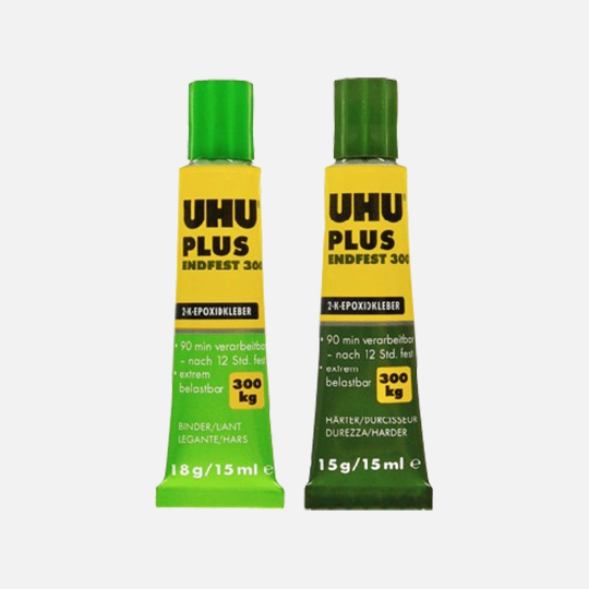 UHU Plus Endfest 300 Epoxy Adhesive 15ml x 2