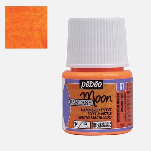 PEBEO Fantasy Moon Marble Paint 45ml Fluorescent Orange