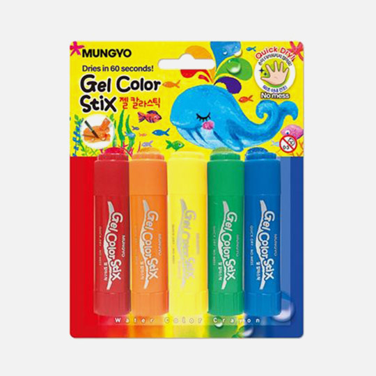 MUNGYO Gel Color Stix Crayon Set x 5