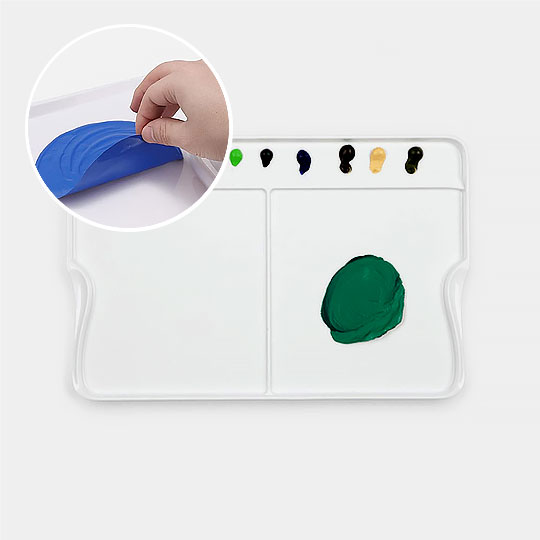 MIJELLO Acrylic Paint Palette B (Easy Clean Surface)