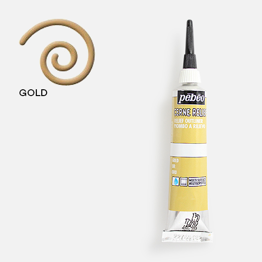 PEBEO Cerne Relief Outliner 20ml Gold