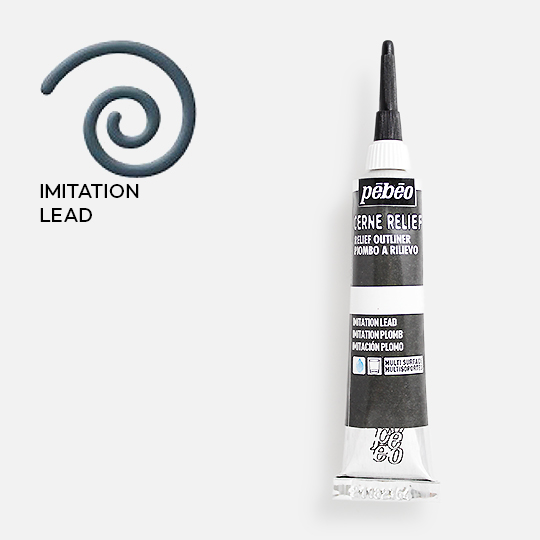 PEBEO Cerne Relief Outliner 20ml Imitation Lead