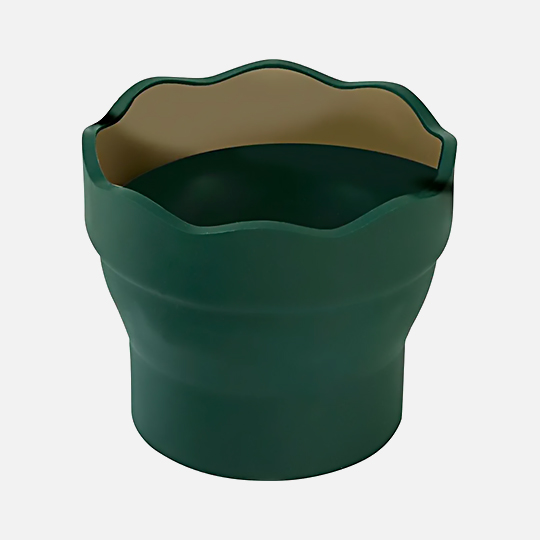 FABER-CASTELL Clic & Go Folding Water Pot Green