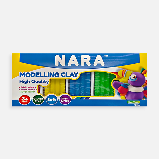 NARA Modelling Clay 5-Color 120g