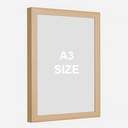 OVJ Wooden Picture Frame A3 Natural