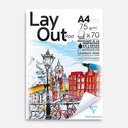 CLAIREFONTAINE Layout Bleedproof Marker Paper Pad 75gsm A4 x 70