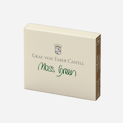 FABER-CASTELL Ink Cartridge x 6 Moss Green