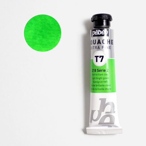 PEBEO T7 Extra Fine Gouache 20ml 218 Light Bright Green