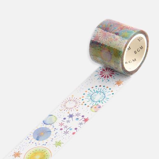 BGM Washi Tape 20mm Firework Party