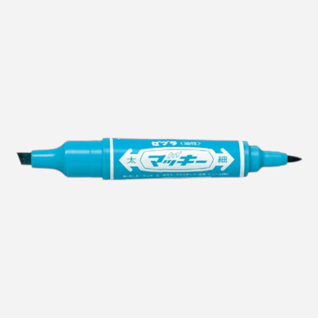 ZEBRA Hi-Mckee Permanent Marker Light Blue