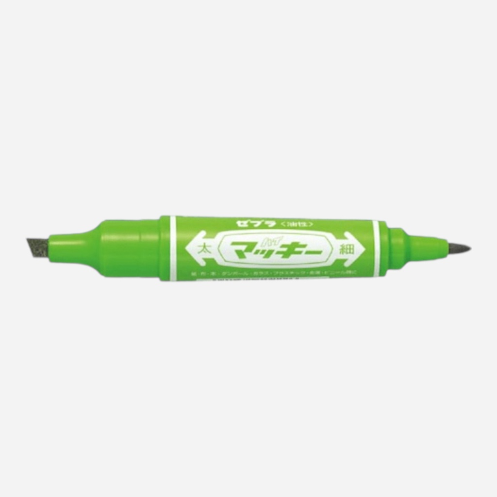 ZEBRA Hi-Mckee Permanent Marker Light Green