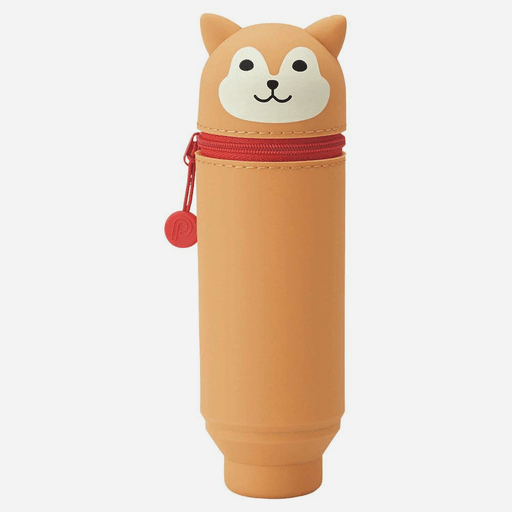 LIHIT LAB. Puni Labo Big Stand Pen Case Shiba Dog