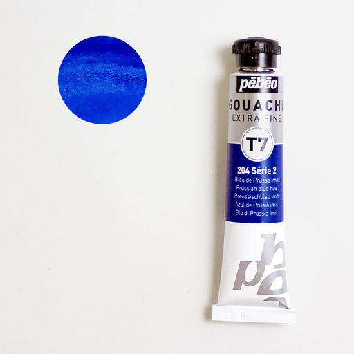 PEBEO T7 Extra Fine Gouache 20ml 204 Prussian Blue
