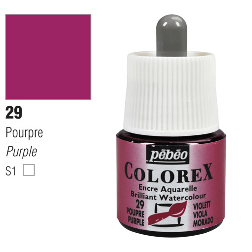 PEBEO Colorex Watercolor Ink 45ml 29 Purple