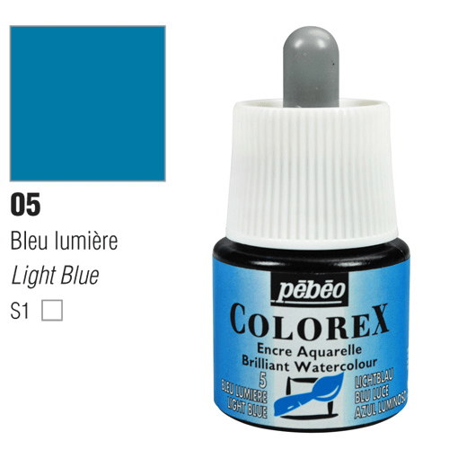 PEBEO Colorex Watercolor Ink 45ml 05 Light Blue