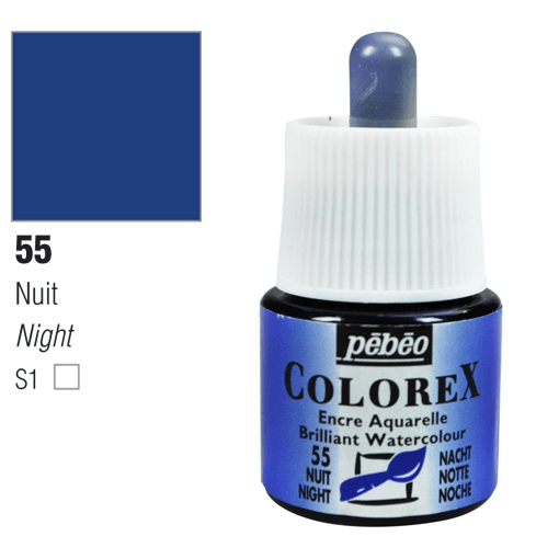 PEBEO Colorex Watercolor Ink 45ml 55 Night