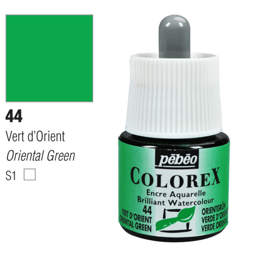 PEBEO Colorex Watercolor Ink 45ml 44 Oriental Green