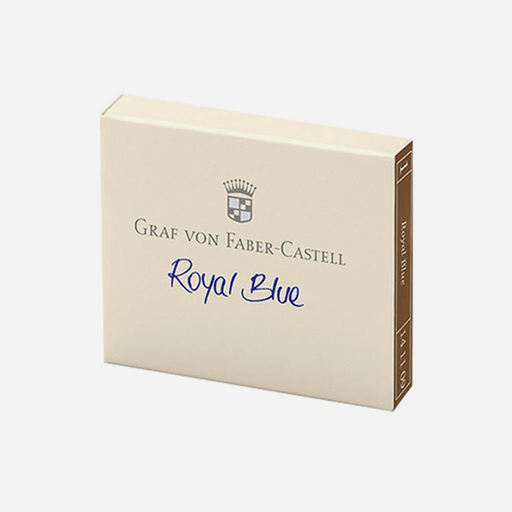 FABER-CASTELL Ink Cartridge x 6 Royal Blue