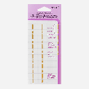 MIDORI Chiratto Index Label Number Gold