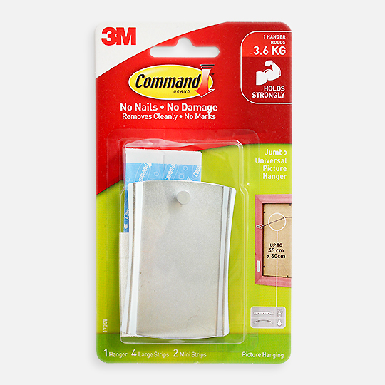 3M Command Wire-Backed Sticky Nail Hanger