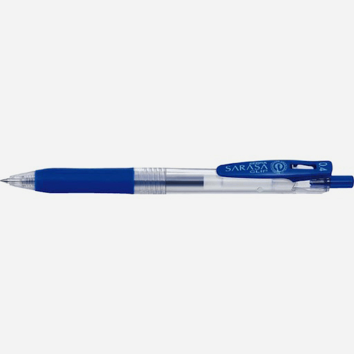 ZEBRA Sarasa Clip Roller Pen 0.4mm Blue