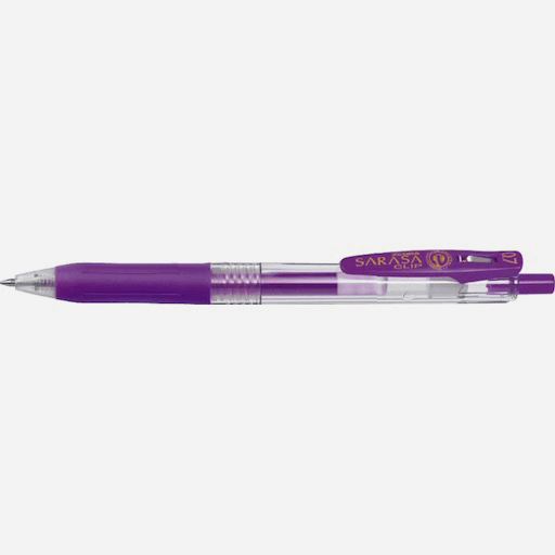 ZEBRA Sarasa Clip Roller Pen 0.7mm Purple