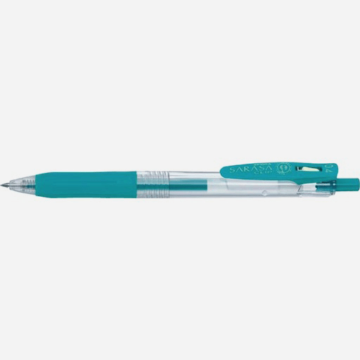 ZEBRA Sarasa Clip Roller Pen 0.4mm Blue Green