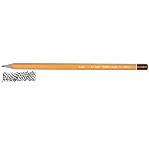 KOH-I-NOOR 1500 Professional Graphite Pencil B