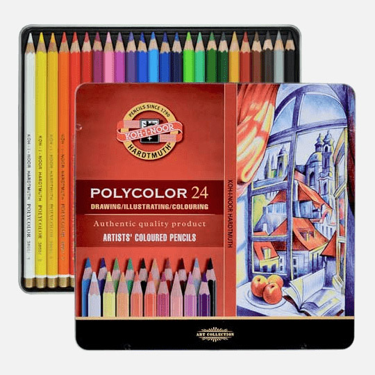 KOH-I-NOOR Polycolor Color Pencil Set x 24