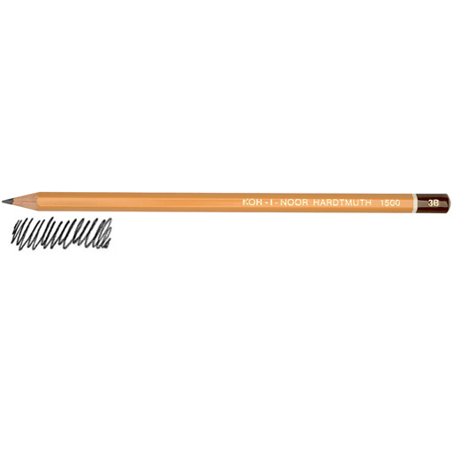 KOH-I-NOOR 1500 Professional Graphite Pencil 3B