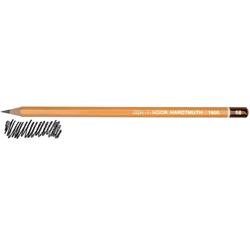 KOH-I-NOOR 1500 Professional Graphite Pencil 5B