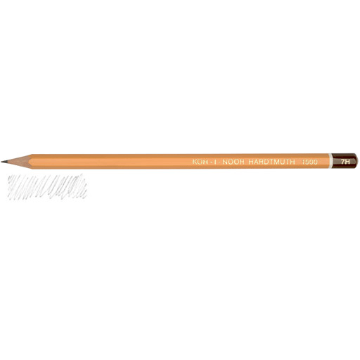 KOH-I-NOOR 1500 Professional Graphite Pencil 7H