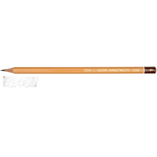 KOH-I-NOOR 1500 Professional Graphite Pencil 9H