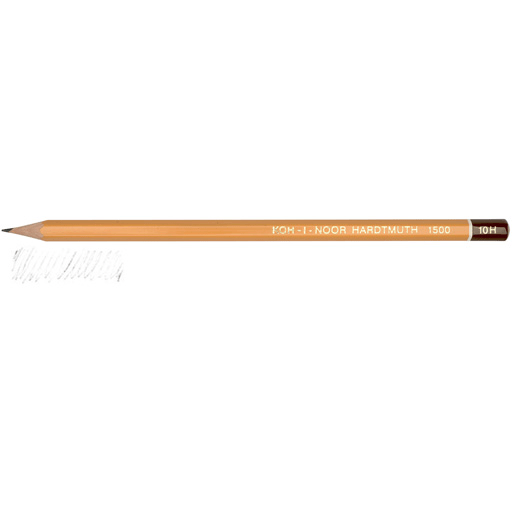 KOH-I-NOOR 1500 Professional Graphite Pencil 10H