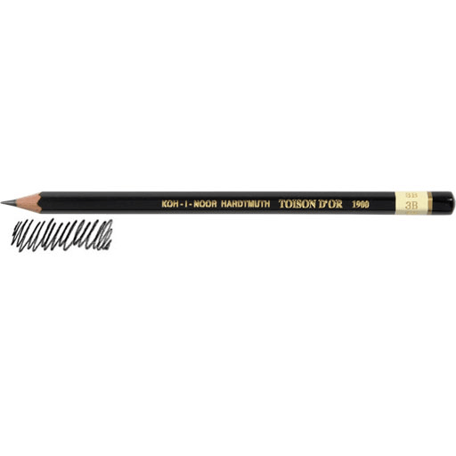 KOH-I-NOOR Toison D'or Professional Graphite Pencil 3B