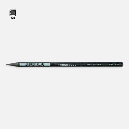 KOH-I-NOOR Progresso Woodless Graphite Pencil 6B
