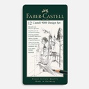 FABER-CASTELL Castell 9000 Graphite Pencil Design Set x 12 (5H-5B)