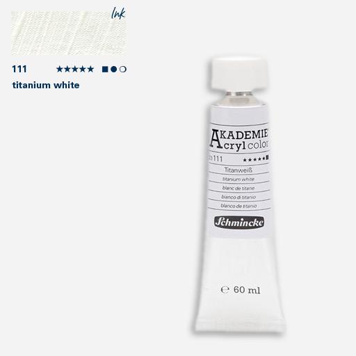 SCHMINCKE Akademie Acrylic 60ml 111 Titanium White