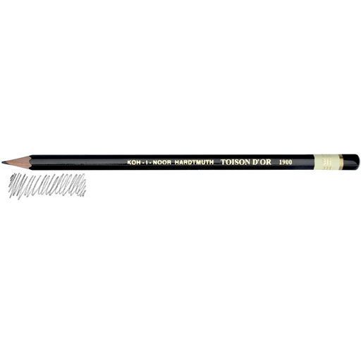 KOH-I-NOOR Toison D'or Professional Graphite Pencil 3H
