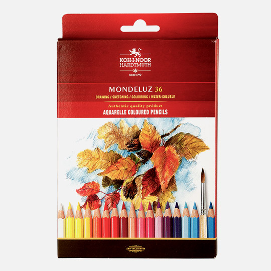 KOH-I-NOOR Mondeluz Watercolor Pencil Set x 36