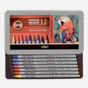 KOH-I-NOOR Progresso Woodless Watercolor Pencil Set x 12