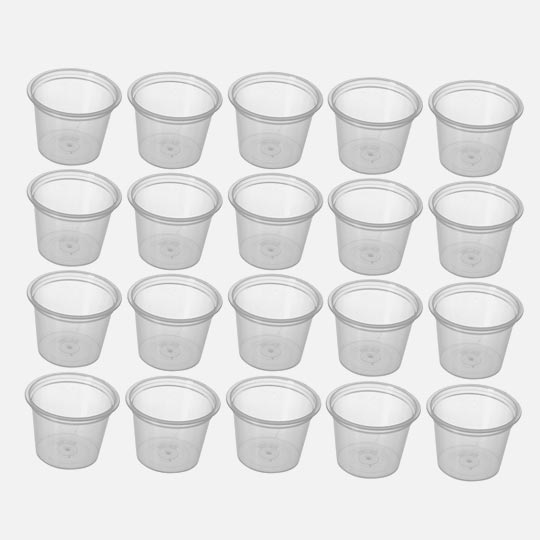 OVJ Plastic Round Container 40mm x 30mm x 100