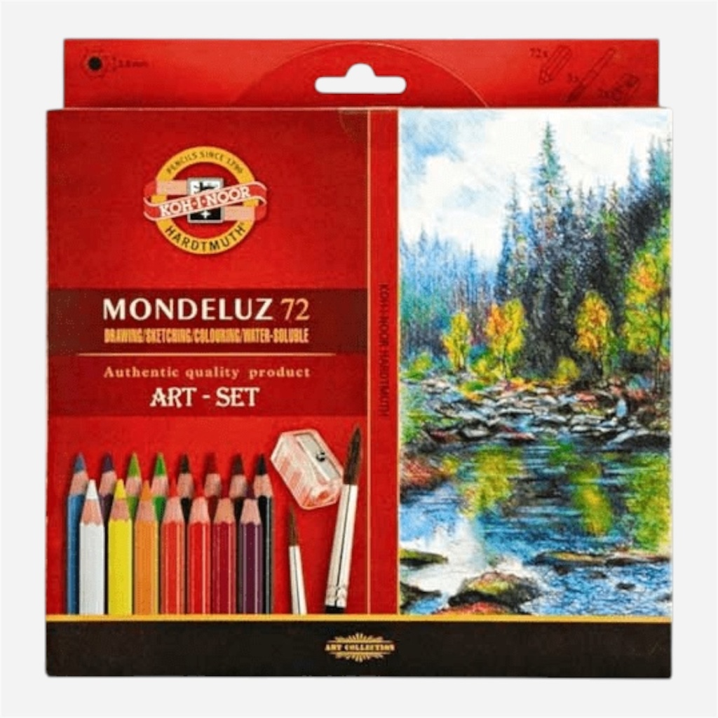 KOH-I-NOOR Mondeluz Watercolor Pencil Set x 72